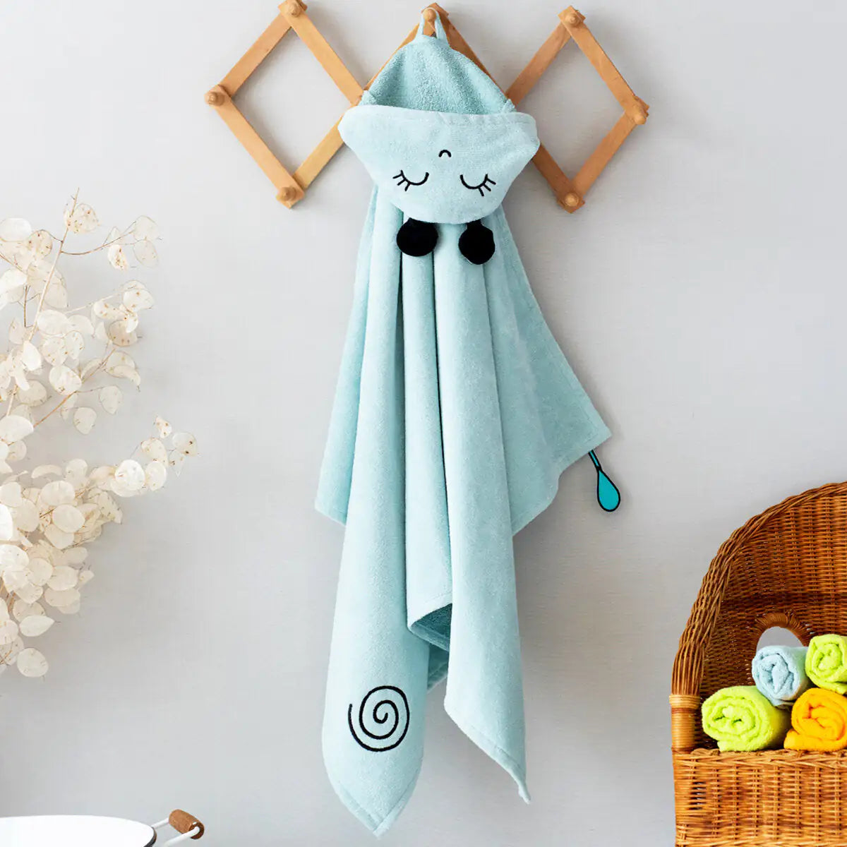 Milk&Moo Sangaloz Velvet Hooded Baby Towel